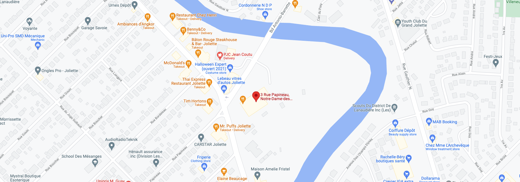 Carte location local bureaux de consultation